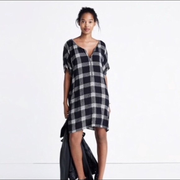 Madewell buffalo check dress Clearance